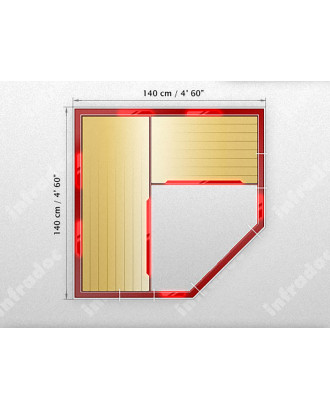 INFRARED CABIN INFRADOC CLASSIC ID-140 C INFRARED SAUNA CABINS