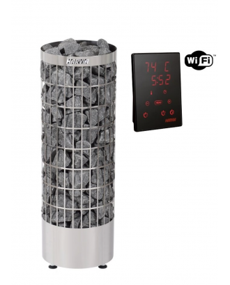 Electric Sauna Heater Harvia Cilindro PC70XW, 6,8kw, With Xenio Control Unit With  WiFi ELECTRIC SAUNA HEATERS