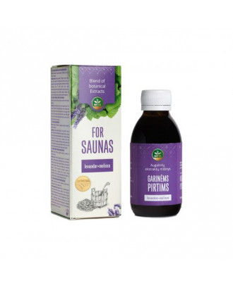 Blend of Extracts for Saunas with Lavender and Melissa Essential Oils, 150 ml