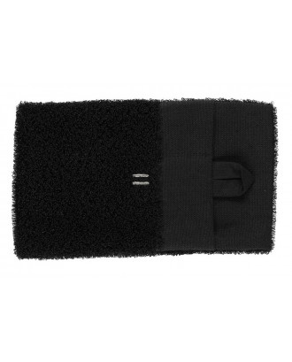 Rento Linen Terry wash mitten black 14x24 cm