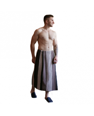 Sauna  Man Towel (Kilt) 90X150cm, striped SAUNA ACCESSORIES