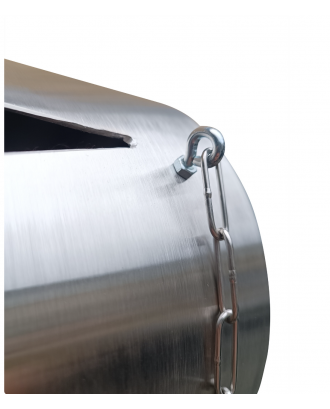  Horizontal Shower Bucket Cold shower  (Russian shower) 15l  Colour stainless steel