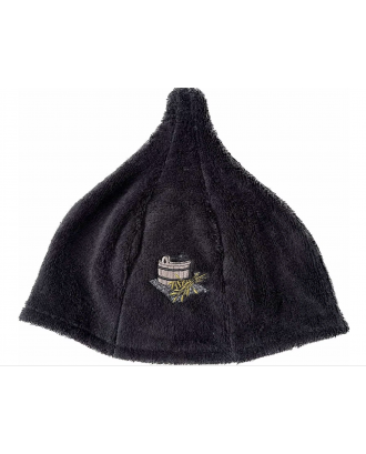 Sauna Hat, Cotton Black