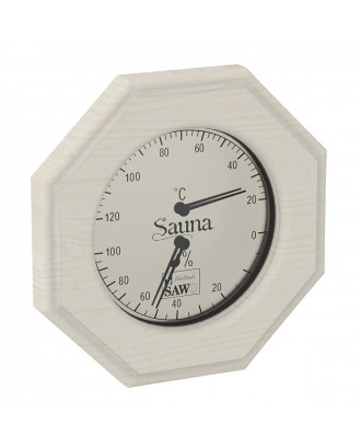 SAWO Thermometer - Hygrometer 241-THA, Aspen SAUNA ACCESSORIES