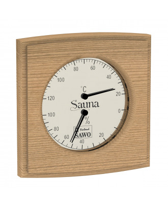 SAWO Thermometer - Hygrometer 225-285-THD Cedar SAUNA ACCESSORIES