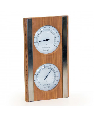 Thermometer - Hygrometer Sauna Vertical Sauflex Cedar SAUNA ACCESSORIES