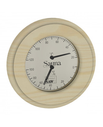 SAWO Thermometer - Hygrometer 231-THP Pine
