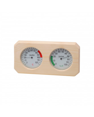 SAUFLEX THERMO-HYGROMETER V-T025 Sauna Thermometers And Hygrometers 