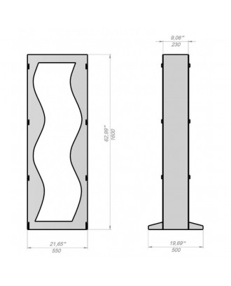 Log Holder - V6 WAVE SAUNA ACCESSORIES