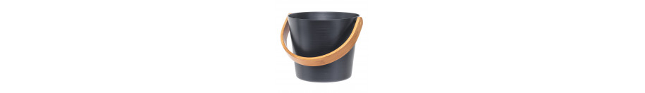 Sauna Buckets, Pails, Basins