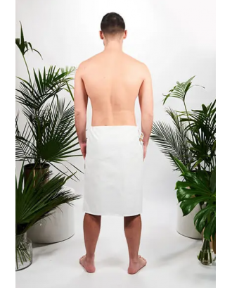 100% natural sauna outfit, men's kilt, white SAUNA ACCESSORIES