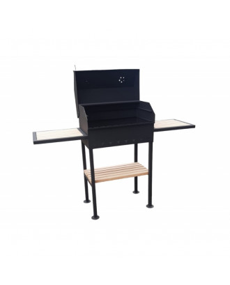 Barbecue with Lid and 3 Shelves Zubr GRILLS, BBQ, SMOKEHOUSES