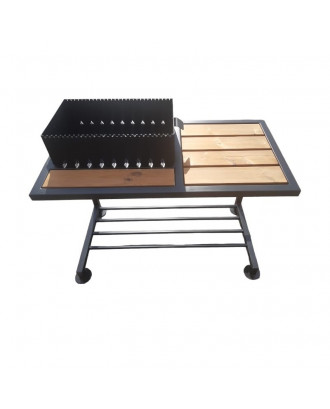 Classic Barbecue with a Table 120x60x85 GRILLS, BBQ, SMOKEHOUSES