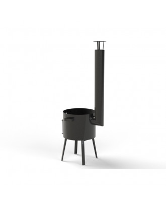 Foldable Stove with Chimney Bull 12 ECO+ for Kazan GRILLS, BBQ, SMOKEHOUSES