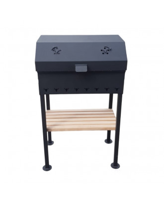 Grill with Lid and 1 Shelf Zubr Mini GRILLS, BBQ, SMOKEHOUSES