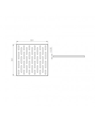 Stainless steel grate for grill Classic 600 GRILLS, BBQ, SMOKEHOUSES