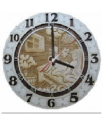 Sauna wooden clock CRG 2 SAUNA ACCESSORIES