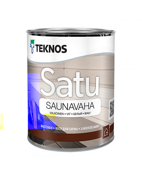 Sauna wax with Black Pearl tone for sauna panel, extends and protects