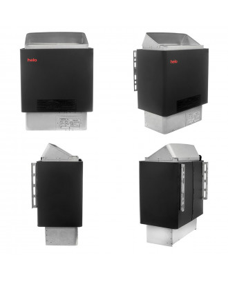 ELECTRIC SAUNA HEATER HELO CUP 45D, 4,5kW, WITHOUT CONTROL UNIT, GRAPHITE ELECTRIC SAUNA HEATERS