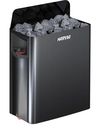 Electric Sauna Heater Harvia The Wall SW90, 9kW, Black, With Built-in Control ELECTRIC SAUNA HEATERS