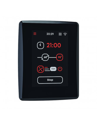 Sauna control unit Saunum Leil Plus WiFi, 12,0kW, black