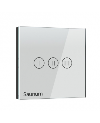 Control unit for Saunum Base indoor climate control device, white  SAUNA CONTROL PANELS