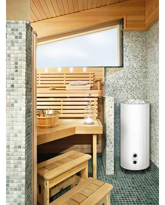 Electric sauna heater - TULIKIVI SUMU ST SS350B, 9,0kW, WHITE, WITH BUILT-IN CONTROL ELECTRIC SAUNA HEATERS