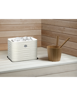 Electric sauna heater - TULIKIVI HUURRE INTEGRATED SS037W, 9kW, WITH CONTROL UNIT ELECTRIC SAUNA HEATERS
