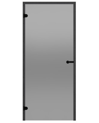 HARVIA  Glass Sauna Doors 9x21 Grey (black pine frame) SAUNA DOORS