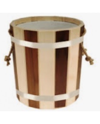 Sauna Wooden Bucket 15l with plastic insert  SAUNA ACCESSORIES