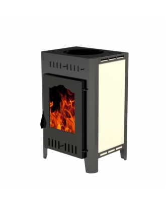 Stove-Fireplace BAVARIA 8 kW with Cooking Plate