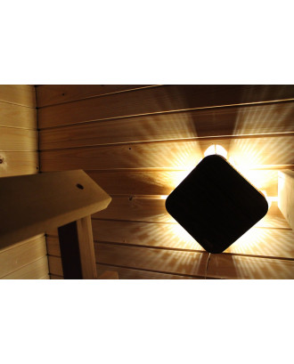 Sauna Led Light Birra, Quadrangular, Light-dark SAUNA AND HAMMAM LIGHTING