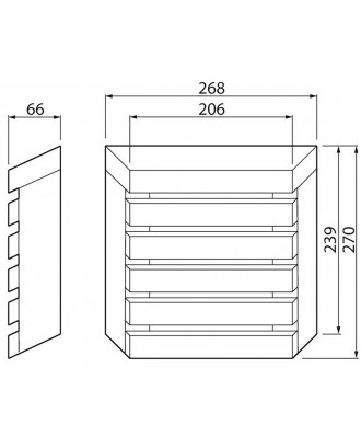 Saunaled LED-light 260TRL 8W SAUNA AND HAMMAM LIGHTING