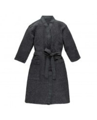 Rento Kenno Bath Robe black/grey L/XL SAUNA ACCESSORIES