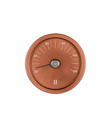 Rento Sauna thermometer aluminium copper brown