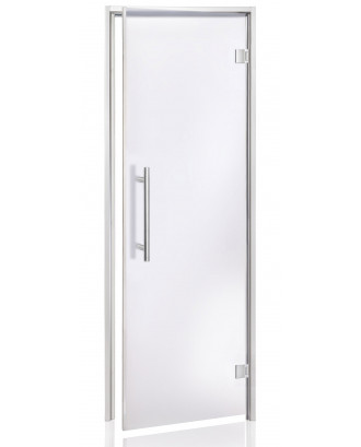 AD BENELUX STEAM BATH DOORS, TRANSPARENT MATTE, 80x210cm Steam Sauna Doors