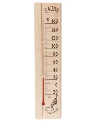 Analogue sauna thermometer made of pine TFA Dostmann 40.1000