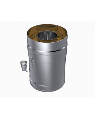 HARVIA SMOKE PIPE DAMPER, WHP270SP, Ø115MM, STAINLESS STEEL WOODBURNING SAUNA STOVES