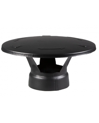 Spare Part for HARVIA Stove Chimney - Rain Canopy, Black WOODBURNING SAUNA STOVES
