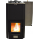 Sauna Heater Skamet – P-11640 PRV, Water Heater - Right, with Glass WOODBURNING SAUNA STOVES