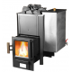 Sauna Heater Skamet – P-21640 PRV, Water Heater - Right, with Glass WOODBURNING SAUNA STOVES