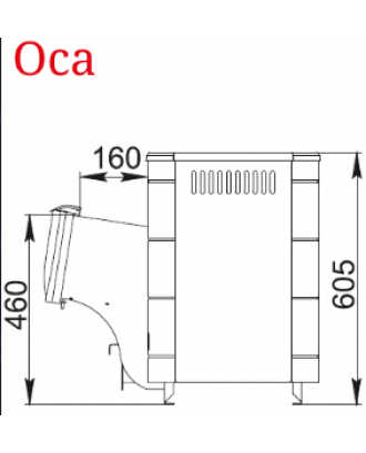 Sauna stove TMF Osa Inox anthracite (25710) TMF Sauna Stoves