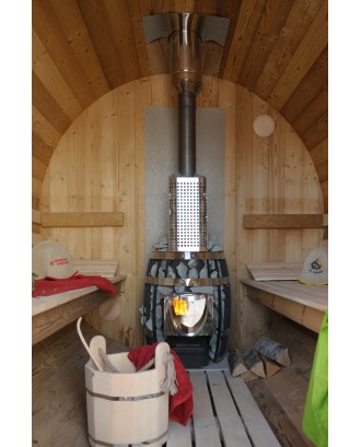 Sauna stove TMF Sayany Carbon, iron door CE (29300) TMF Sauna Stoves