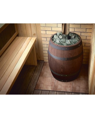 Sauna stove TMF Barrel Inox palisander (29702) TMF Sauna Stoves