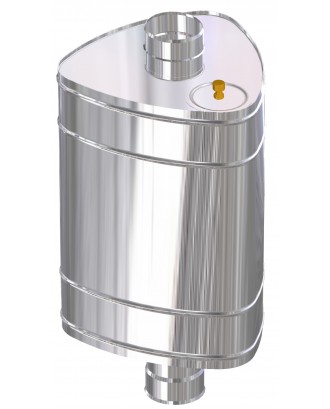 Water tank (shelter type) 70l, 115, 0.8mm (00232) WOODBURNING SAUNA STOVES
