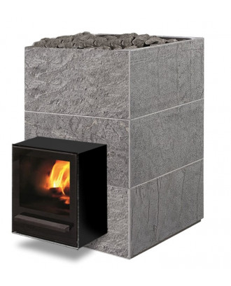 Woodburning sauna heater – TULIKIVI KINOS TBH THROUGH THE WALL WITHOUT FRONT STONE, SS657 WOODBURNING SAUNA STOVES
