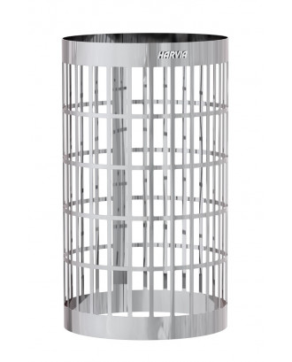 HARVIA CILINDRO NET AROUND THE SMOKE PIPE WL300PC, STAINLESS STEEL WOODBURNING SAUNA STOVES