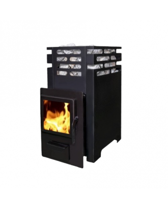 SAUNA STOVE TEPLODAR LATVIA 14 WITH GLASS DOOR WOODBURNING SAUNA STOVES