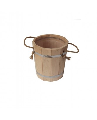 Wooden Bucket 15l  