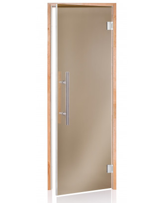 Sauna Door Ad LUX, Alder, Bronze 80x210m